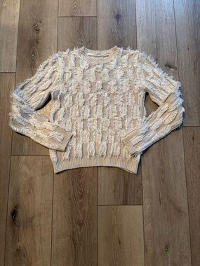 Kimchi Blue fringe sweater. Size small